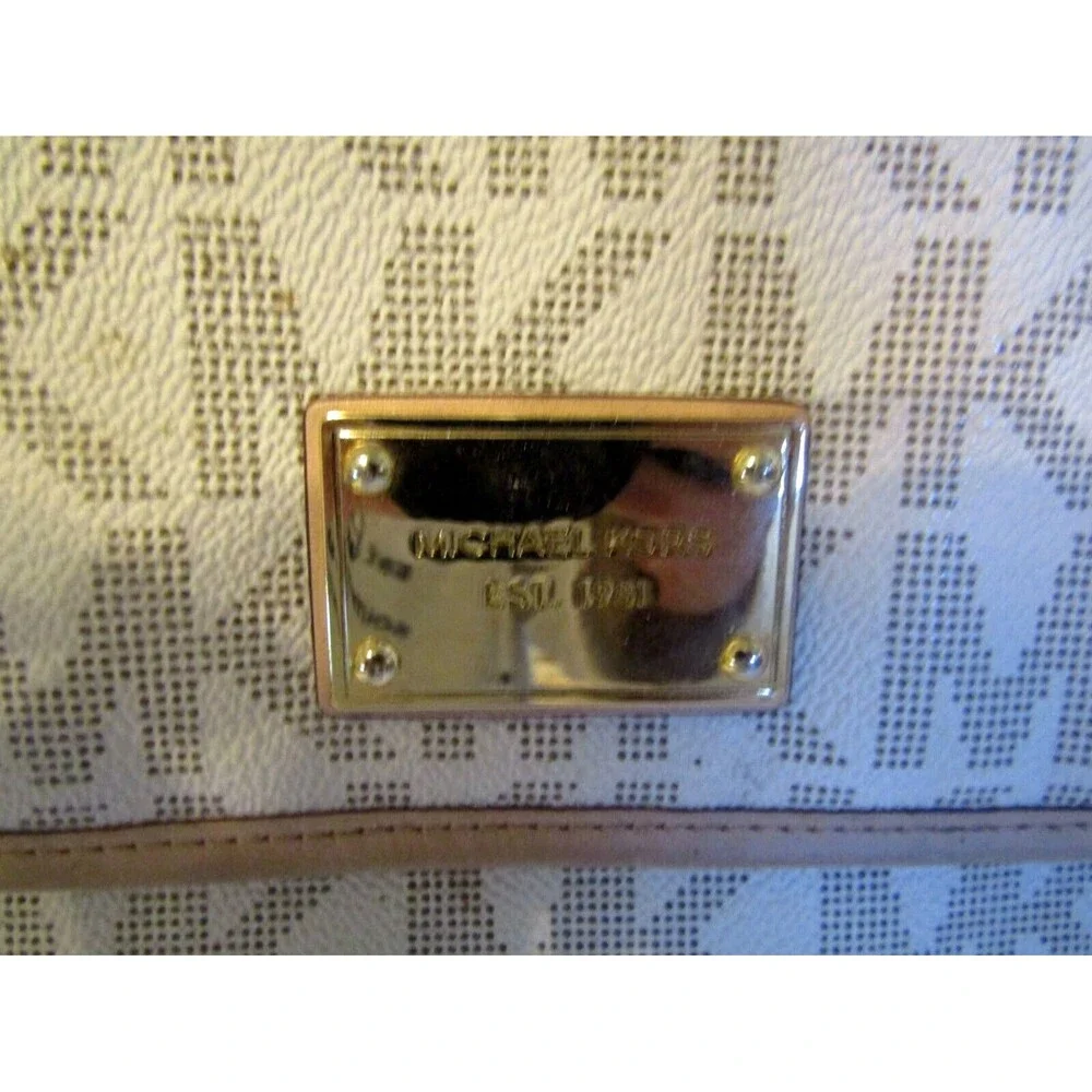 Michael Kors Ipad Case Monogram MK Signature Large Envelope Clutch Purse Logo